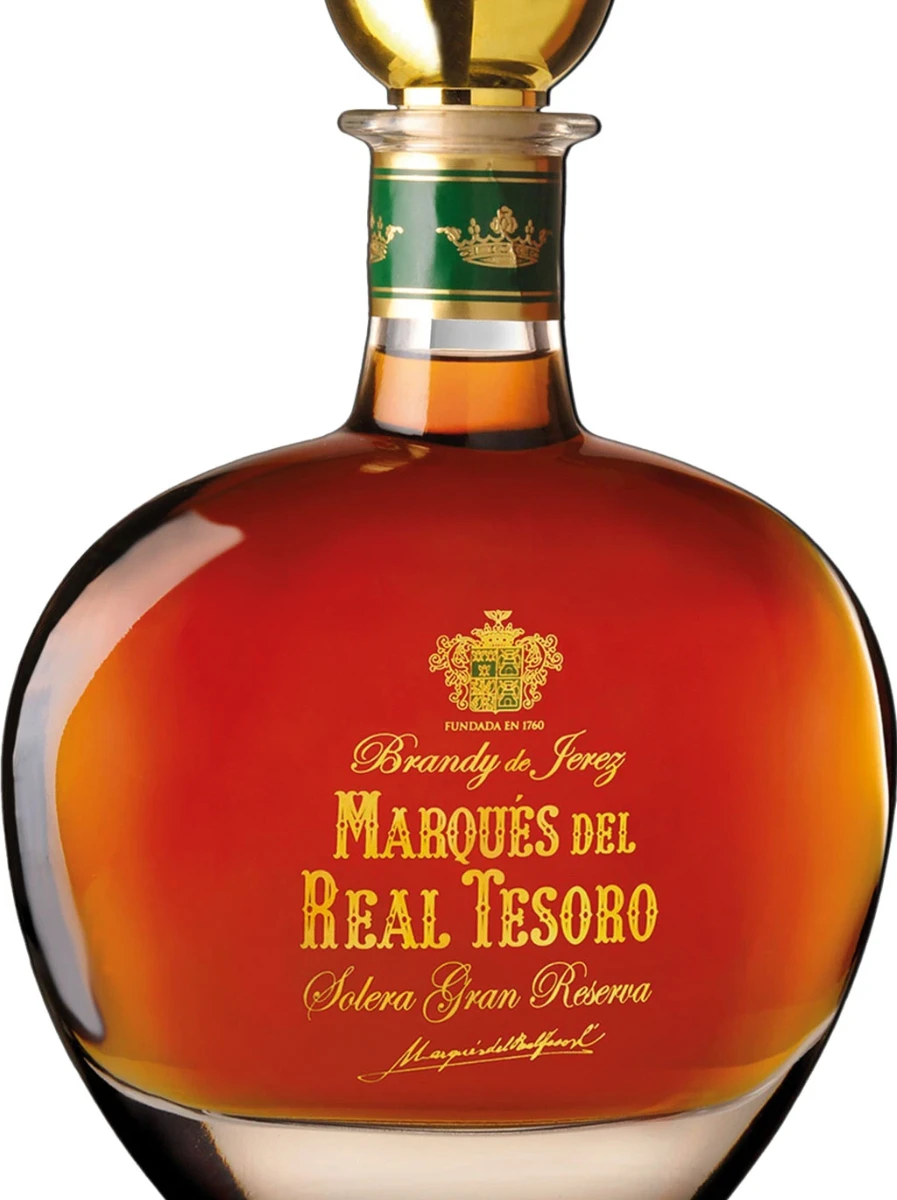 MARQUES DEL REAL TESORO SOLERA GRAN RESERVA 0,7 38% BRANDY JEREZ
