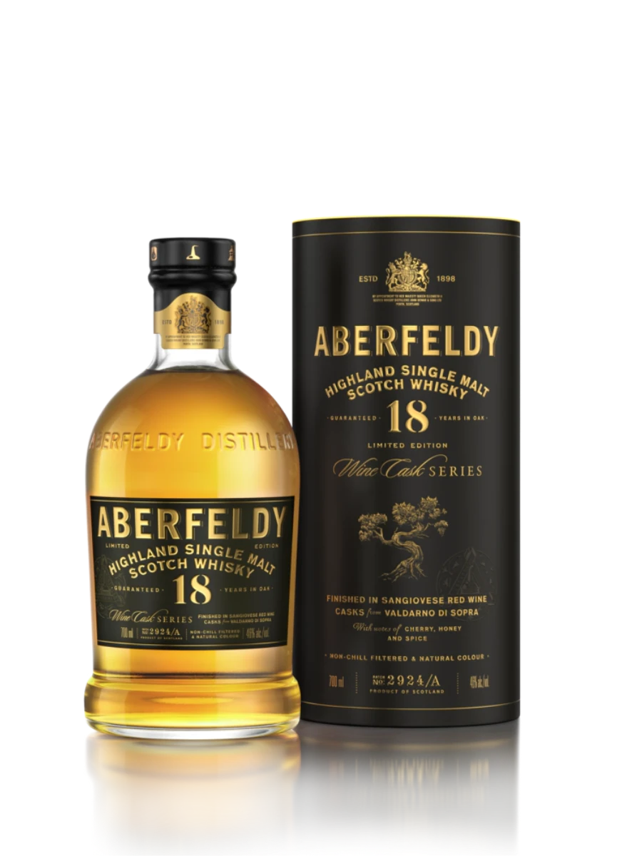 Aberfeldy Sangiovese Red Wine Cask Finish Whisky 18-letnia | 0,7L | 46%