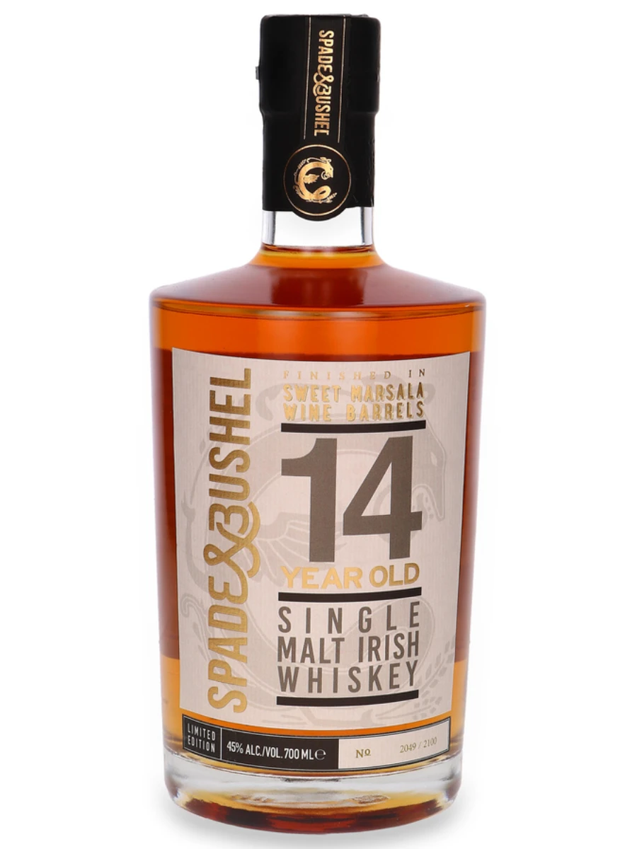 Spade & Bushel 14-letnia Irish Single Malt Whiskey Finished in Sweet Marsala Wine Barrels / 45%/ 0,7l