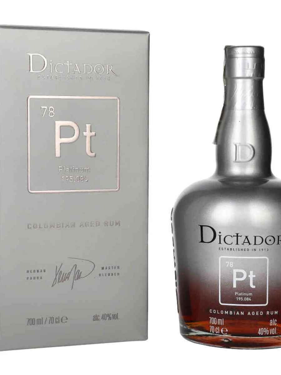 RUM DICTADOR PLATINUM 40% 0,7L GB