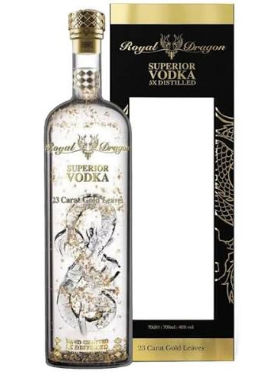 ROYAL DRAGON IMPERIAL VODKA 23 KARATY 0,7L  40%