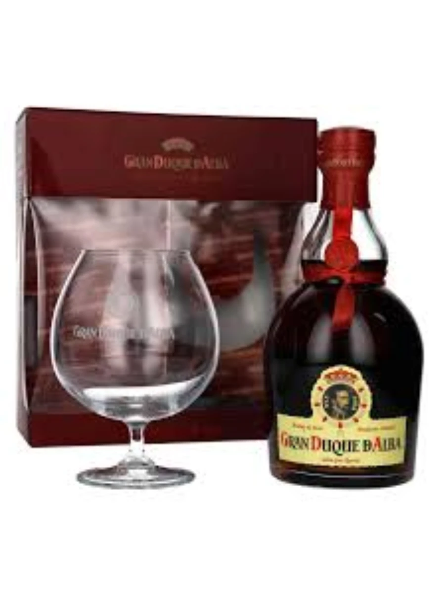 GRAN DUQUE DE ALBA SOLERA GRAN RESERVA BRANDY 0,7L 40% + KIELISZEK