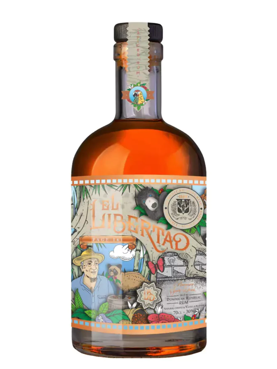 RUM El Libertad Page 161 Coffee & Vanilla Spirit Drink 30% Vol. 0,7l