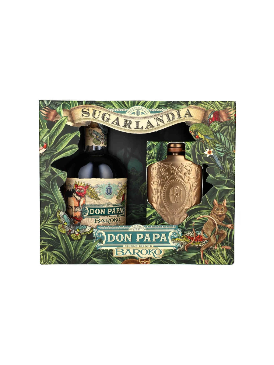DON PAPA BAROKO HIP FLASK 40% 0,7L Gb + piersiówka