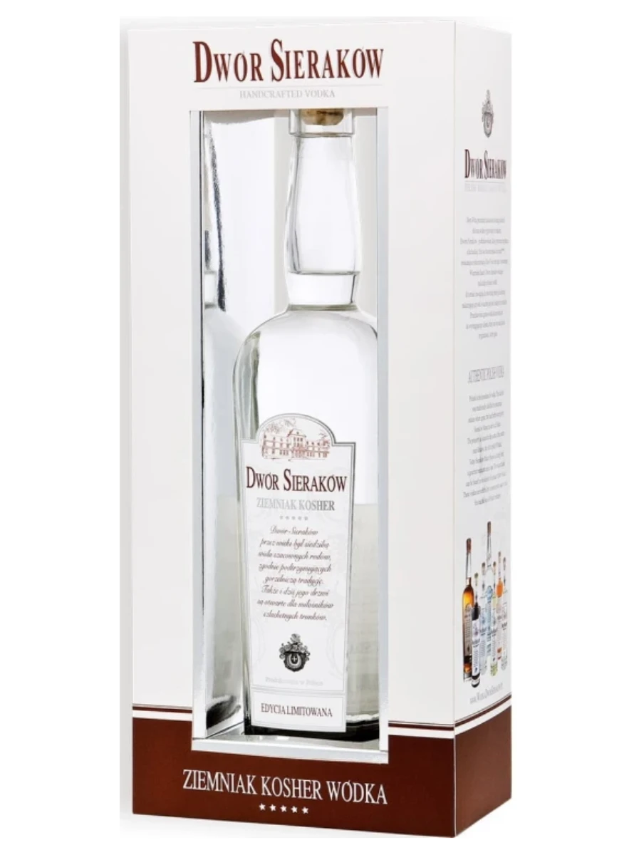 Wódka Dwór Sieraków Ziemniak Kosher 40% 0,7l w kartoniku