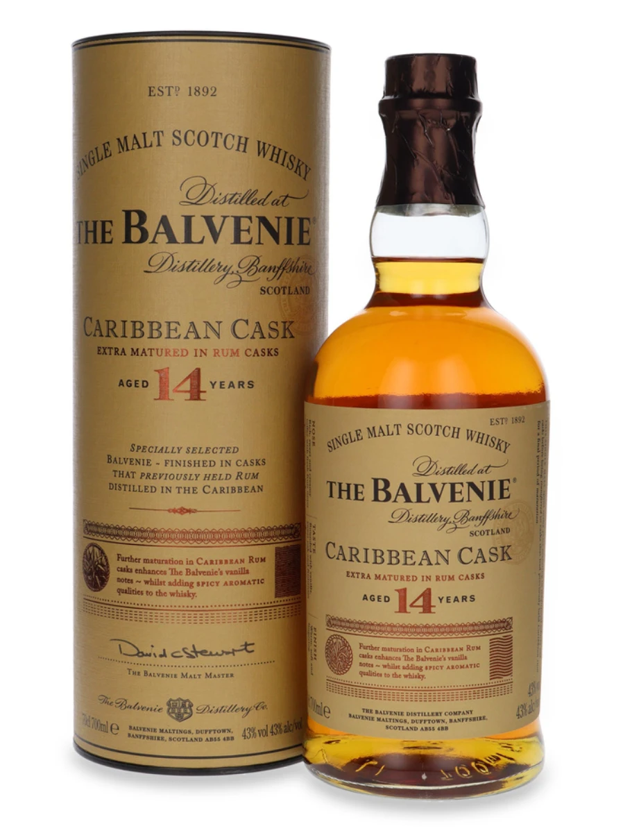Balvenie 14-letni Caribbean Cask, / 43% / 0,7l