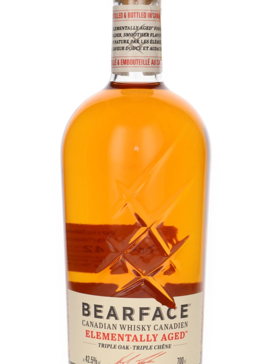 Bearface Elementally Aged Triple Oak Canadian Whisky /42,5% /0,7l