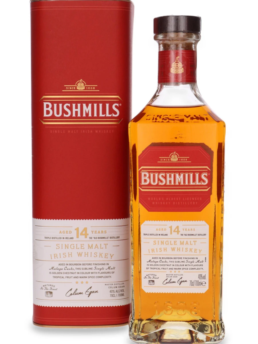 Bushmills 14-letni Malaga Cask Finish / 40% / 0,7l