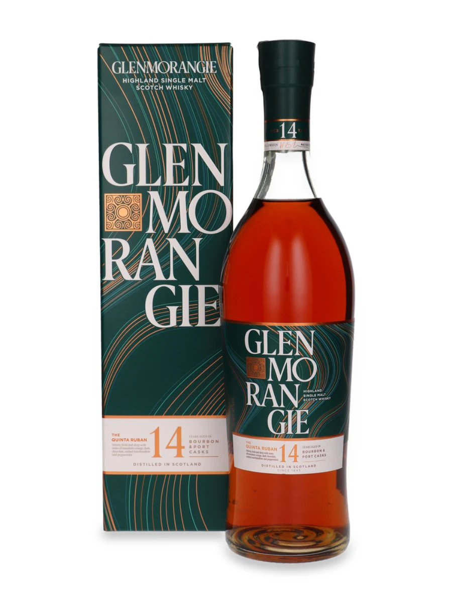 Glenmorangie Quinta Ruban Bourbon & Port Cask 14-letnia / 46%/ 0,7l