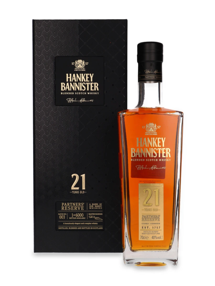 Hankey Bannister 21-letni Partners' Reserve / 40% / 0,7l